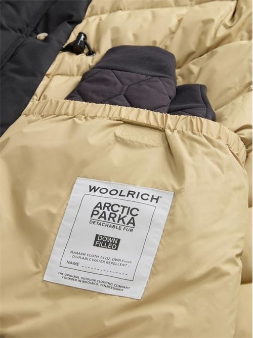 ARCTIC DETACHABLE FUR PARKA WOOLRICH | CFWOOU0482MBUT0001BLK